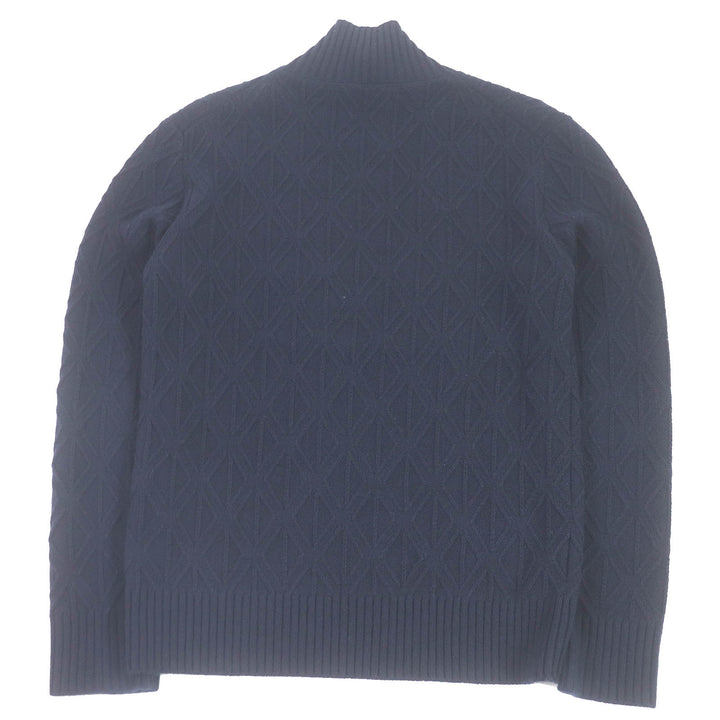 美品□DIOR ディオール オム 20AW 013M607AT074 ウール カシミヤ CDダイヤモンド アーガイル ハイネック 長袖ニット セーター XS 正規品