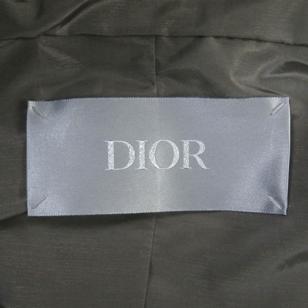 極美品□DIOR ディオール オム 193C402A5149 オブリーク アノラックジャケット ナイロンブルゾン カーキ 44 イタリア製 正規品 メンズ