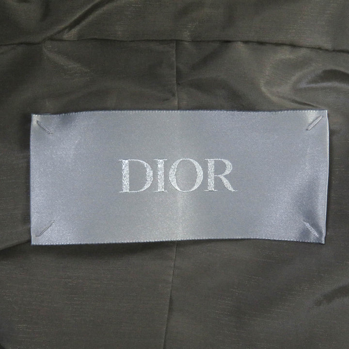 極美品□DIOR ディオール オム 193C402A5149 オブリーク アノラックジャケット ナイロンブルゾン カーキ 44 イタリア製 正規品 メンズ