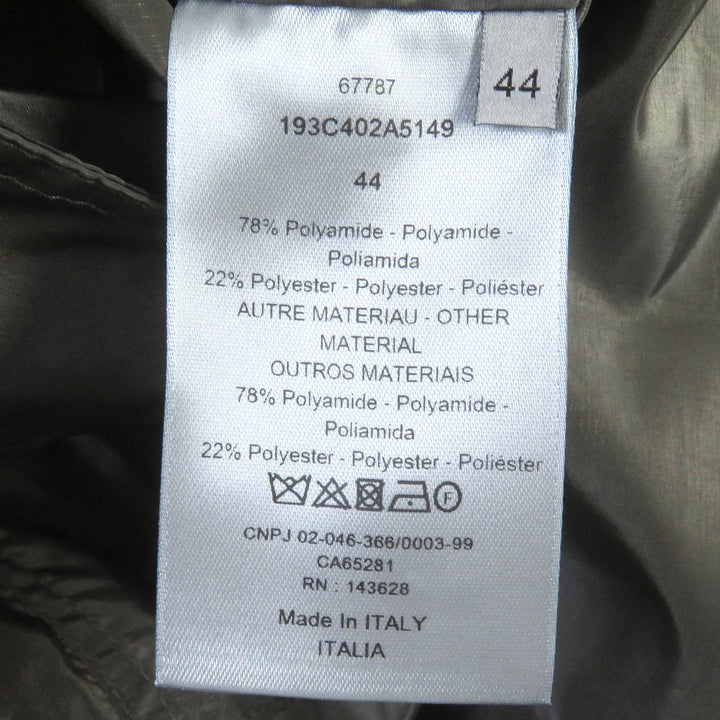 極美品□DIOR ディオール オム 193C402A5149 オブリーク アノラックジャケット ナイロンブルゾン カーキ 44 イタリア製 正規品 メンズ