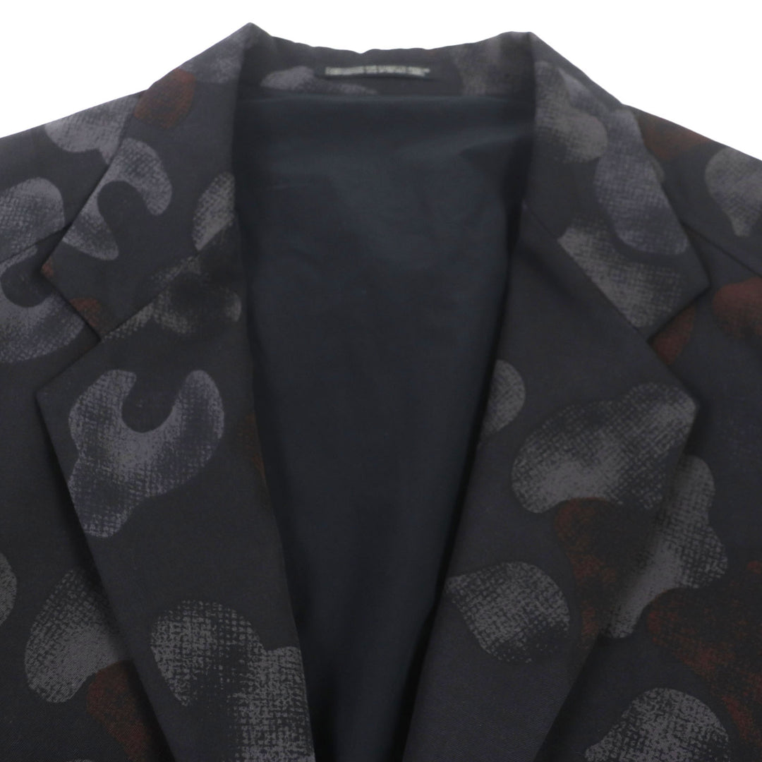 良品▼Yohji Yamamoto POUR HOMME ヨウジヤマモトプールオム HK-J39-809 ウールギャバ リバーシブル テーラード コート 2 正規品 メンズ