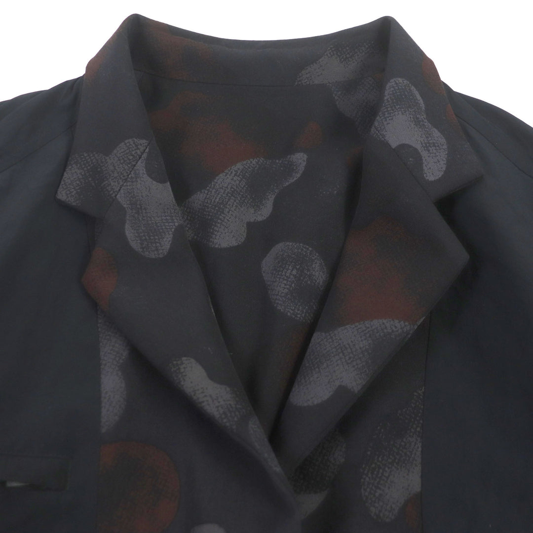 良品▼Yohji Yamamoto POUR HOMME ヨウジヤマモトプールオム HK-J39-809 ウールギャバ リバーシブル テーラード コート 2 正規品 メンズ