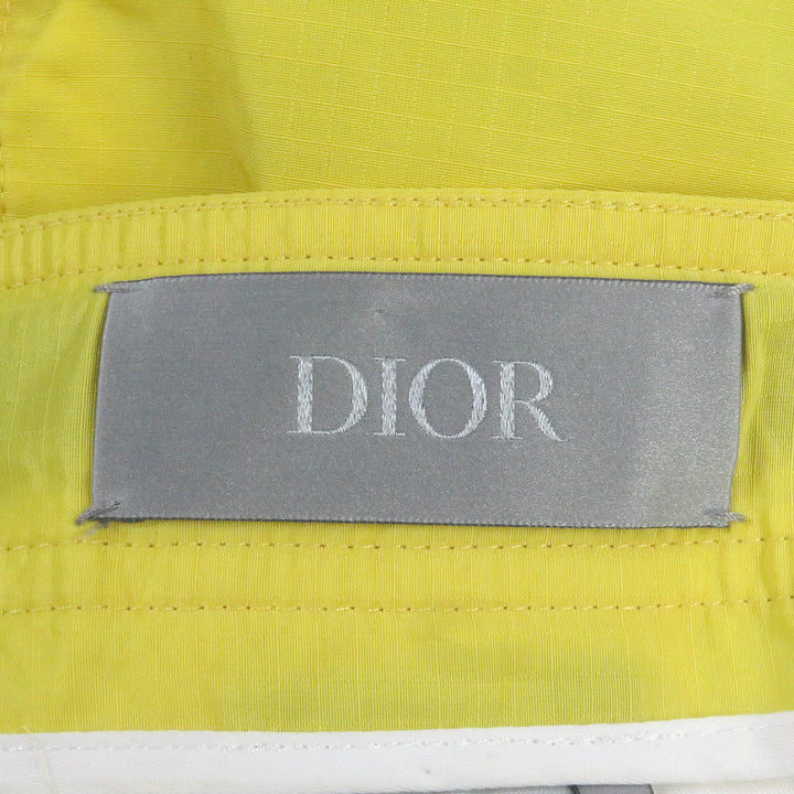 極美品□DIOR ディオール オム 22SS 293C179A4717 バックル付き バミューダパンツ ショートパンツ イエロー 46 イタリア製 正規品 メンズ