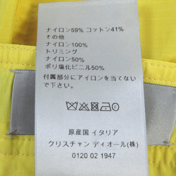 極美品□DIOR ディオール オム 22SS 293C179A4717 バックル付き バミューダパンツ ショートパンツ イエロー 46 イタリア製 正規品 メンズ