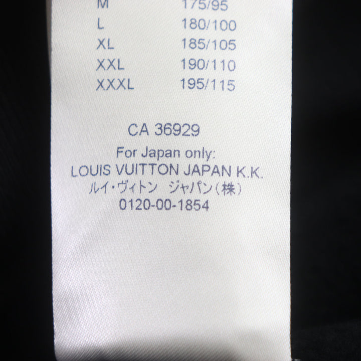 美品▼LOUIS VUITTON ルイヴィトン 20AW ステープルズ エディション インサイドアウト プルオーバー パーカー ブラック M 正規品 メンズ