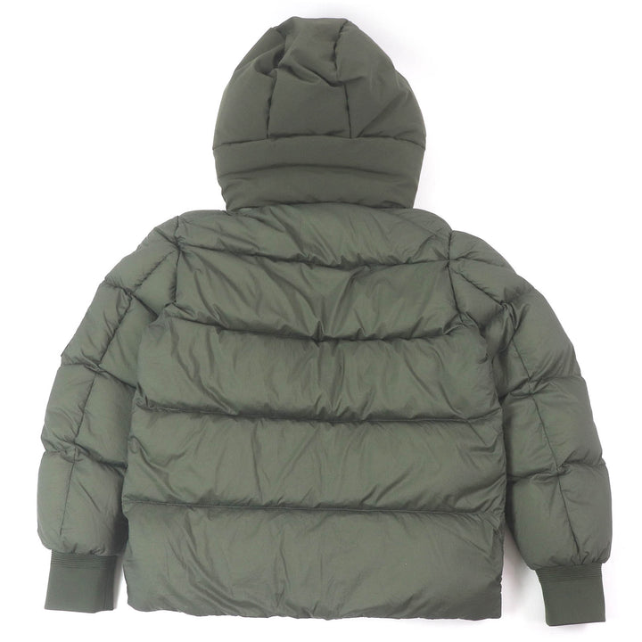 極美品□モンクレール 23AW KJERAG GIUBBOTTO フード裏ファー フロントビッグポケット ダウンジャケット カーキ 0 ブルガリア製 正規品