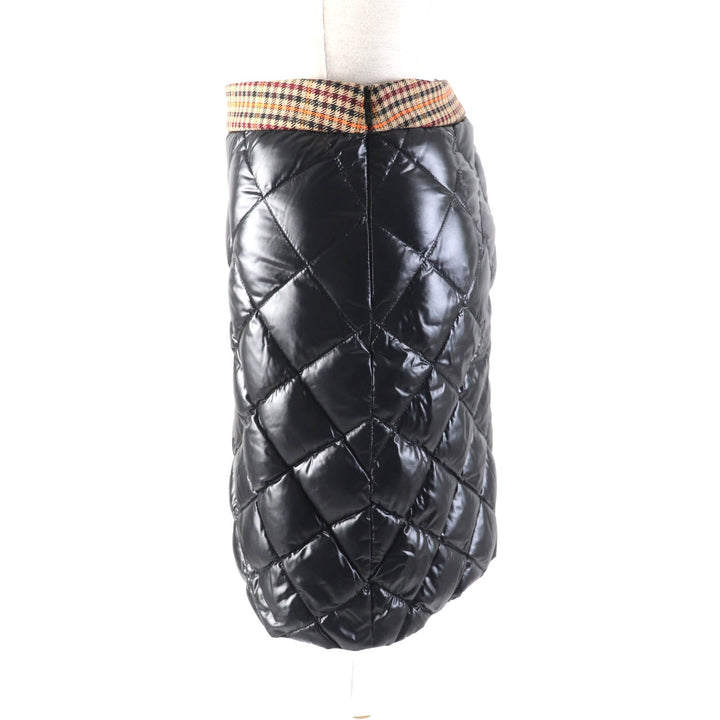 未使用品★MONCLER モンクレール GONNA 台形 キルティング ダウン スカート ボトムス ブラック 38 レディース