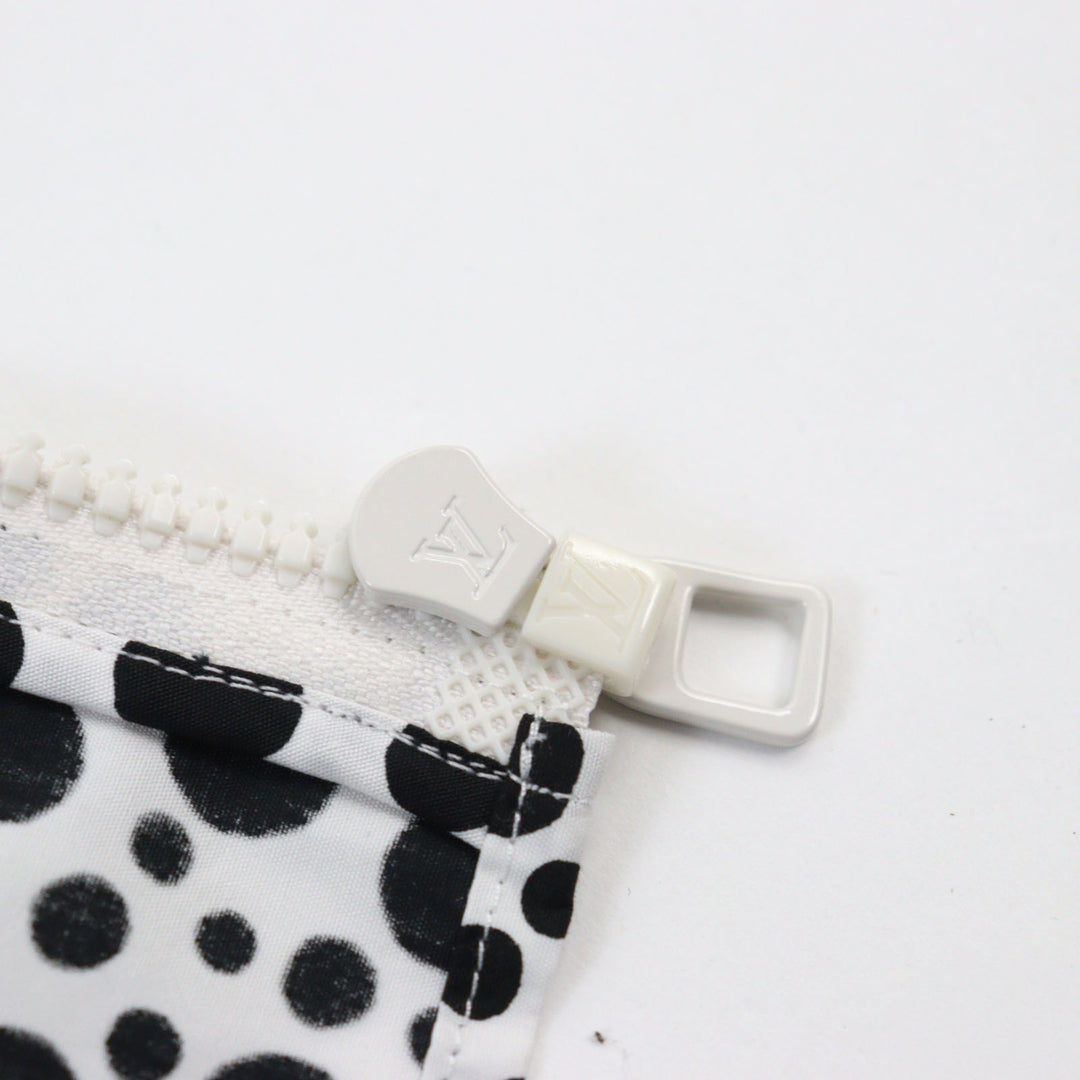 極美品○LOUIS VUITTON ルイヴィトン ヤヨイクサマ 23SS 1AB6I0 Infinity Dots Printed Zipped Shirt ロゴ刺繍 ジップジャケット S 正規
