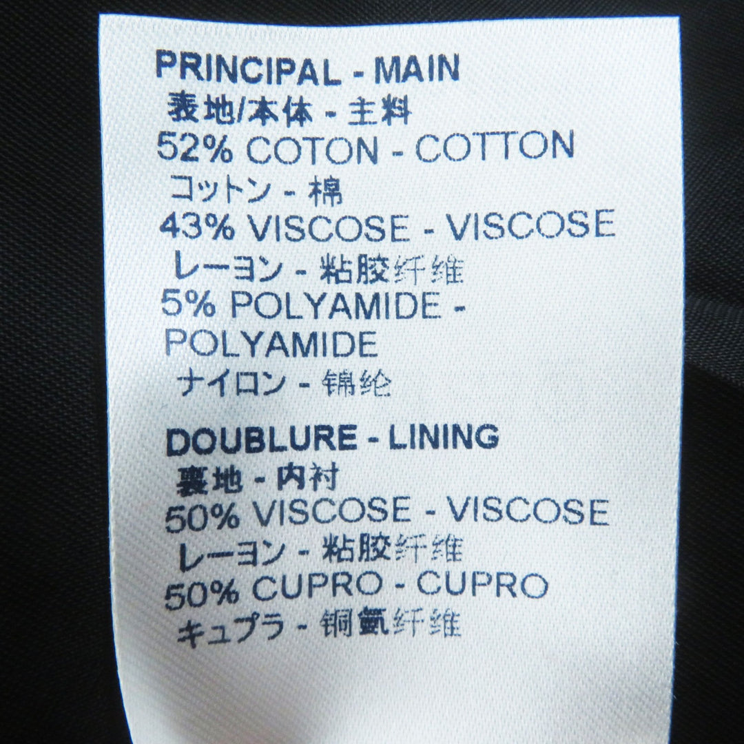 極美品◎LOUIS VUITTON ルイヴィトン 18SS モノグラムジャガード ノーカラー ジップアップ ロング コート レッド ホワイト ブラック 38