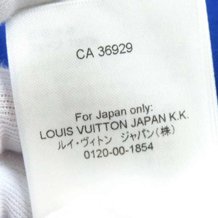 未使用△LOUIS VUITTON ルイヴィトン 22AW コットン100％ ダイヤモンドダミエ 総柄 ロングスリーブ ニット スウェット M 正規品 伊製