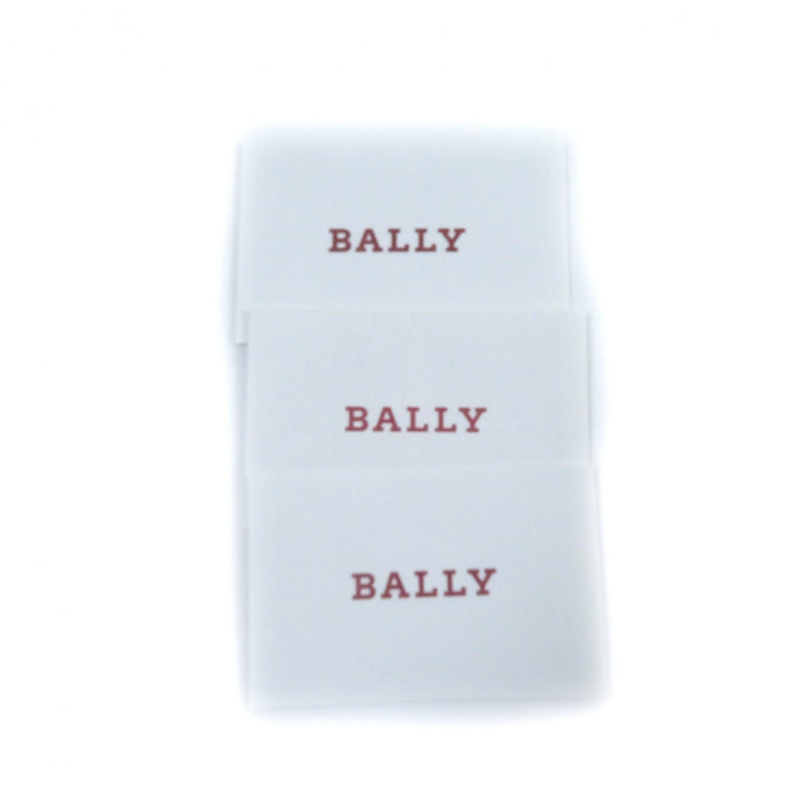 極美品★BALLY バリー WOLFSON TOTE ロゴ金具付 総柄 レザー使い 大型 トートバッグ ブラック ホワイト 保存袋付 イタリア製 レディース
