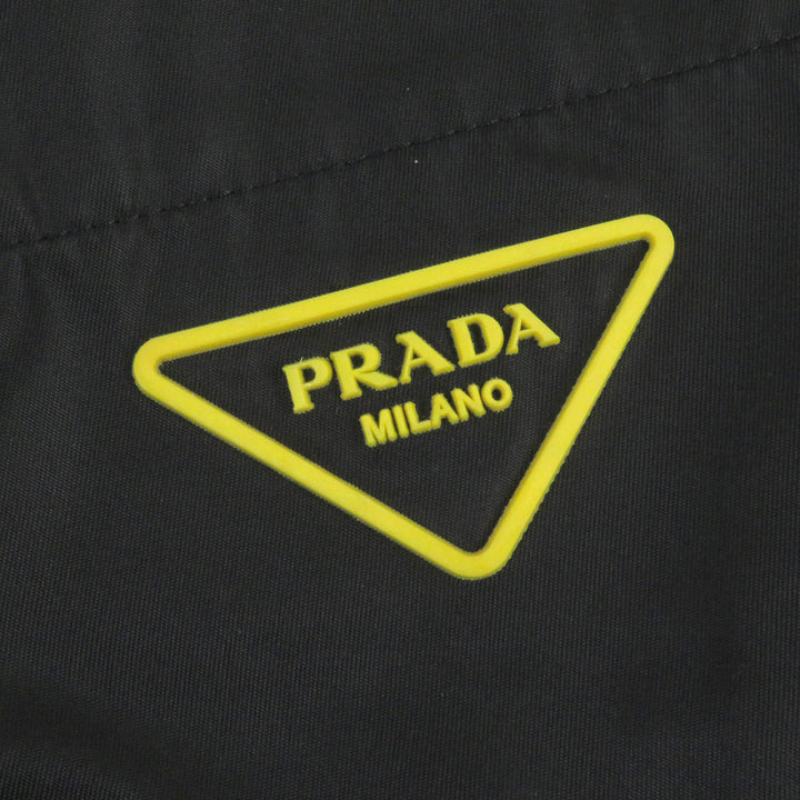 美品□PRADA プラダ 20SS SC520 Re-Nylon Shirt トライアングルロゴ コーチジャケット シャツジャケット ブラック S イタリア製 正規品