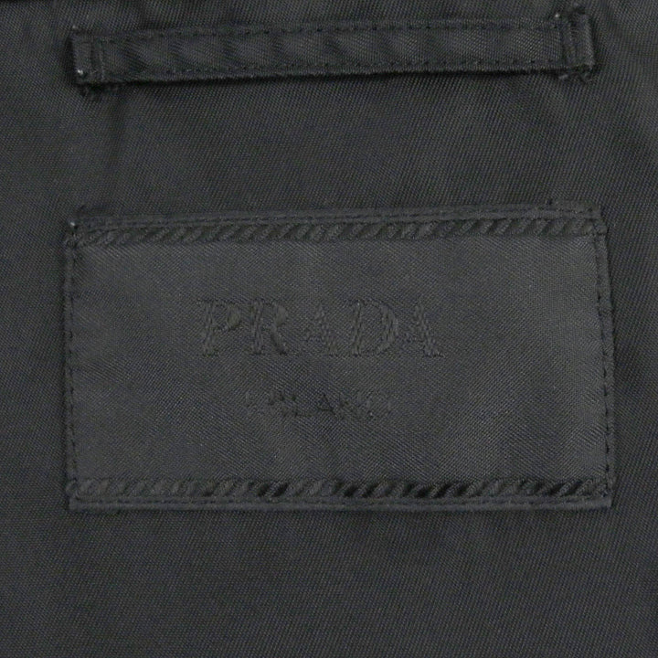 美品□PRADA プラダ 20SS SC520 Re-Nylon Shirt トライアングルロゴ コーチジャケット シャツジャケット ブラック S イタリア製 正規品