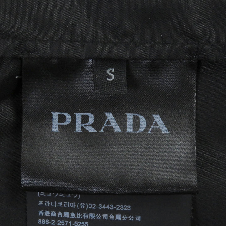 美品□PRADA プラダ 20SS SC520 Re-Nylon Shirt トライアングルロゴ コーチジャケット シャツジャケット ブラック S イタリア製 正規品
