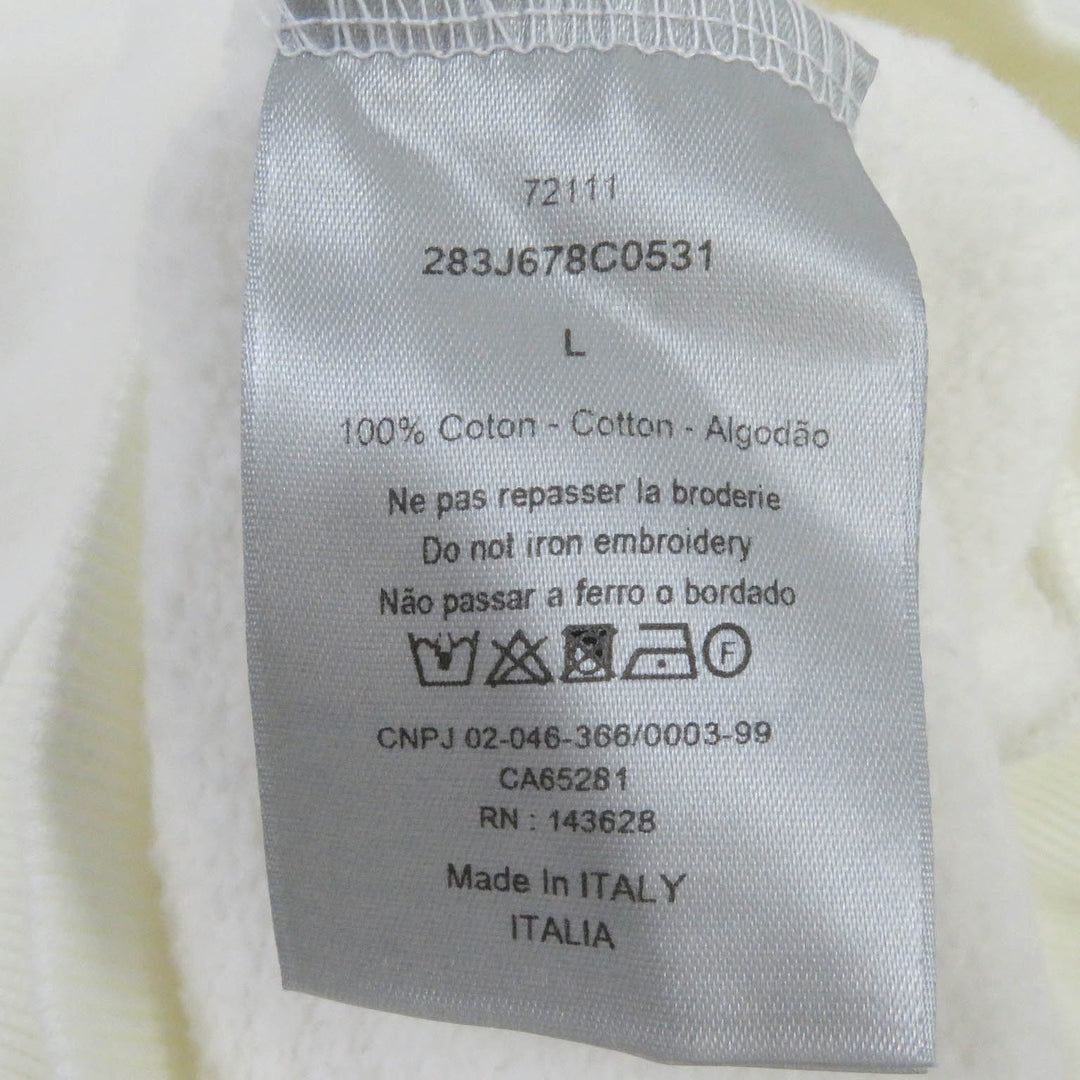 極美品□DIOR ディオール オム 22AW 283J678C0531 カクタスジャック トラヴィス・スコット パーカー ホワイト L イタリア製 正規品