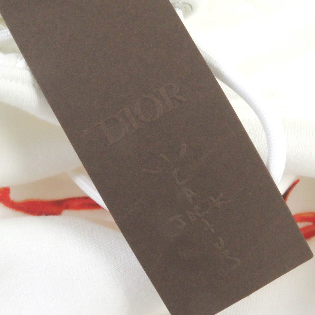 極美品□DIOR ディオール オム 22AW 283J678C0531 カクタスジャック トラヴィス・スコット パーカー ホワイト L イタリア製 正規品