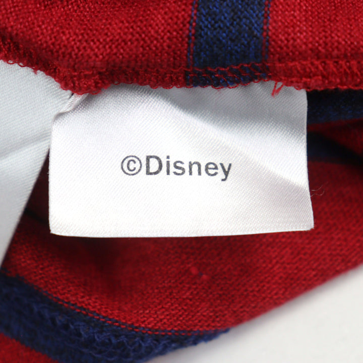 美品○GUCCI×Disney グッチ×ディズニー 598971 リネン70%　 ミッキーワッペン ロゴタグ付き 半袖Ｔシャツ ボーダー柄 XS 正規品 メンズ
