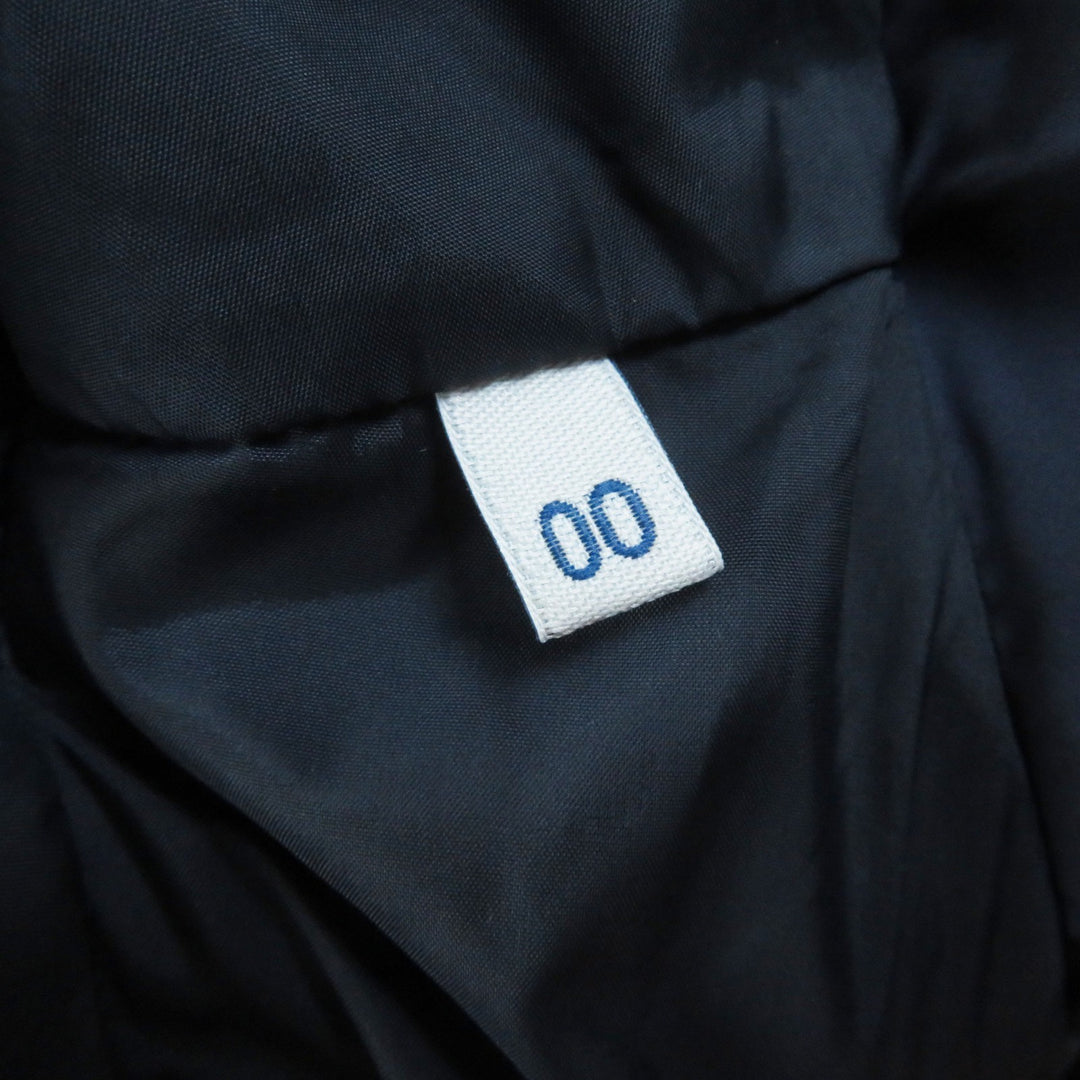 良品◎MONCLER モンクレール MIRIELON ミリエロン ワッペン付き 美シルエット ダウンコート ネイビー 00 正規品 レディース
