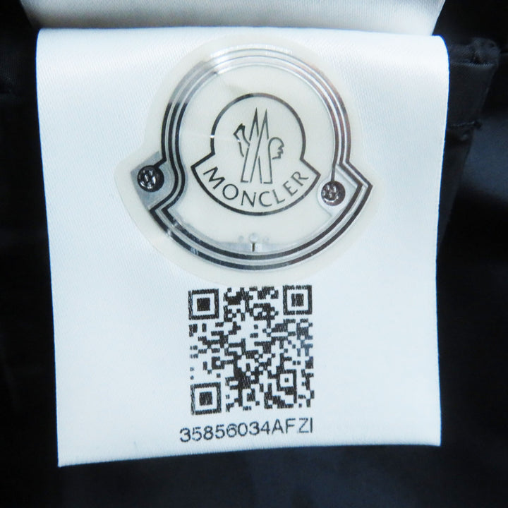 良品◎MONCLER モンクレール MIRIELON ミリエロン ワッペン付き 美シルエット ダウンコート ネイビー 00 正規品 レディース