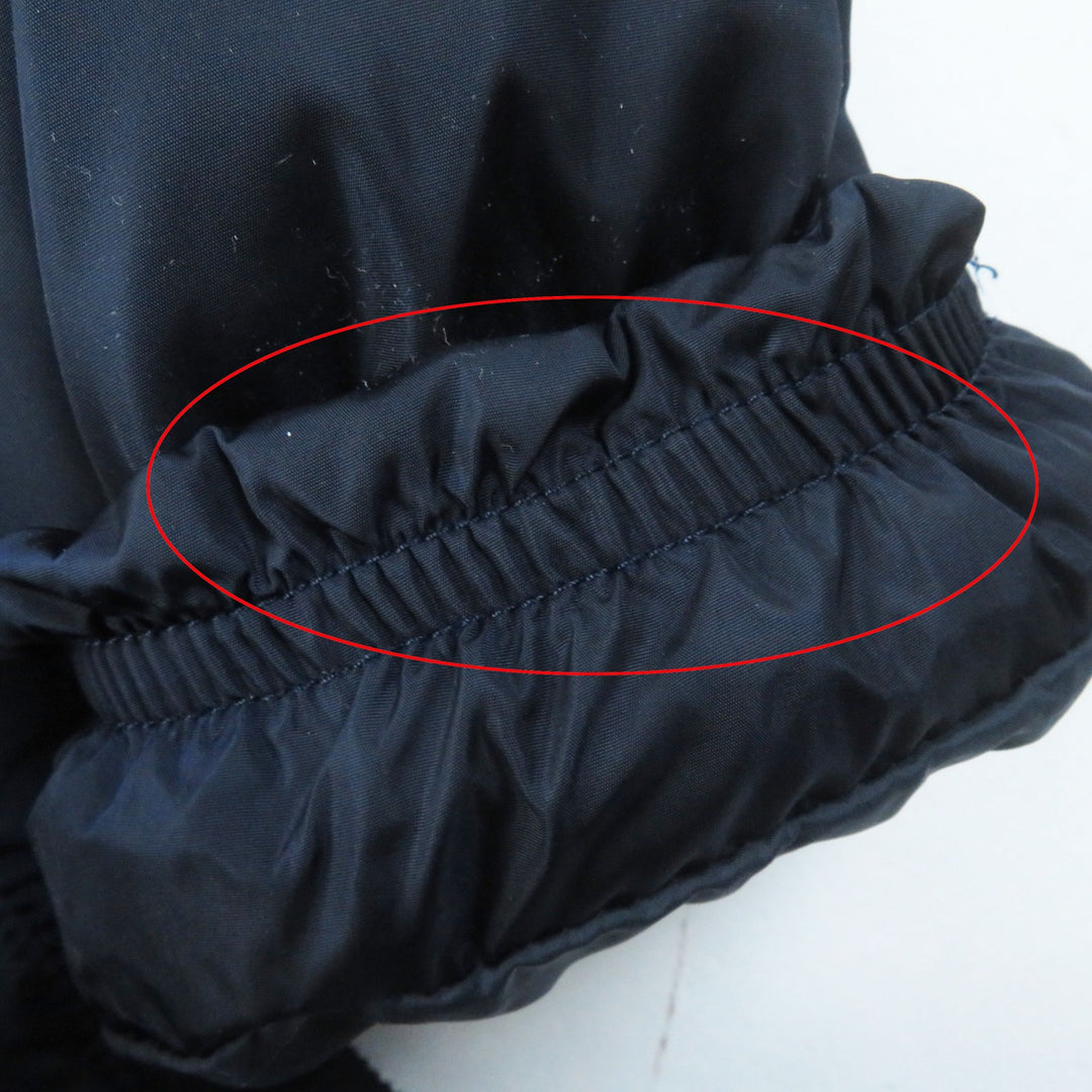 良品◎MONCLER モンクレール MIRIELON ミリエロン ワッペン付き 美シルエット ダウンコート ネイビー 00 正規品 レディース