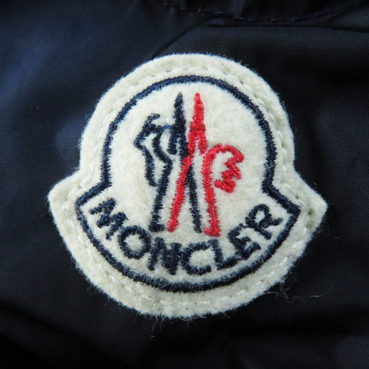 良品◎MONCLER モンクレール MIRIELON ミリエロン ワッペン付き 美シルエット ダウンコート ネイビー 00 正規品 レディース
