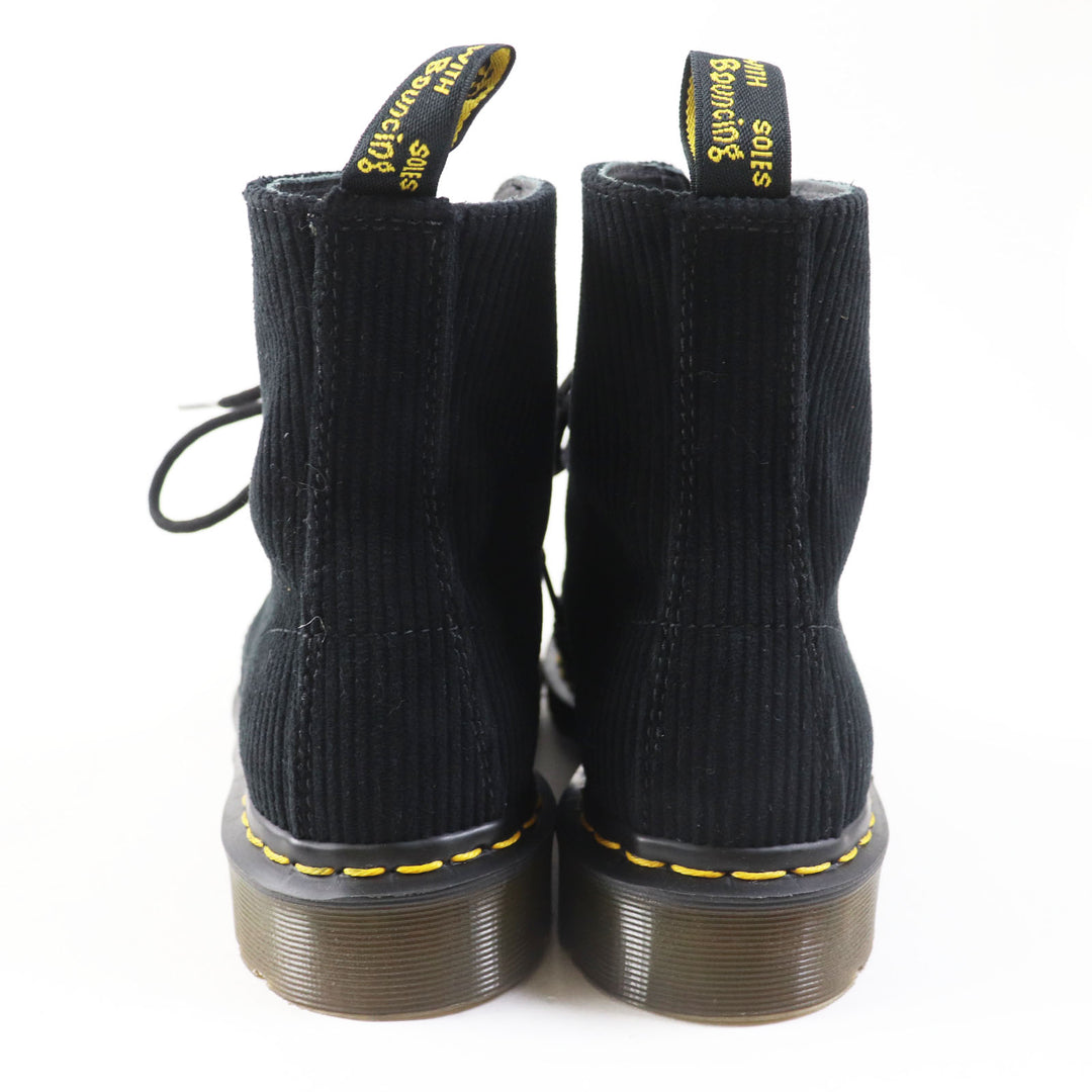 極美品◎Dr.Martens ドクターマーチン ×UNDERCOVER アンダーカバー THE 1460 REMASTERED 8 EYE BOOT コーデュロイ ショートブーツ 黒 4