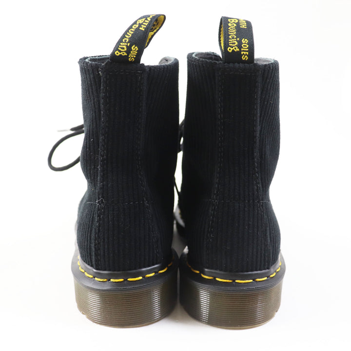 極美品◎Dr.Martens ドクターマーチン ×UNDERCOVER アンダーカバー THE 1460 REMASTERED 8 EYE BOOT コーデュロイ ショートブーツ 黒 4