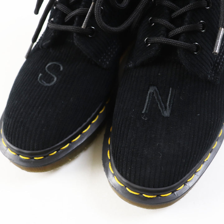 極美品◎Dr.Martens ドクターマーチン ×UNDERCOVER アンダーカバー THE 1460 REMASTERED 8 EYE BOOT コーデュロイ ショートブーツ 黒 4
