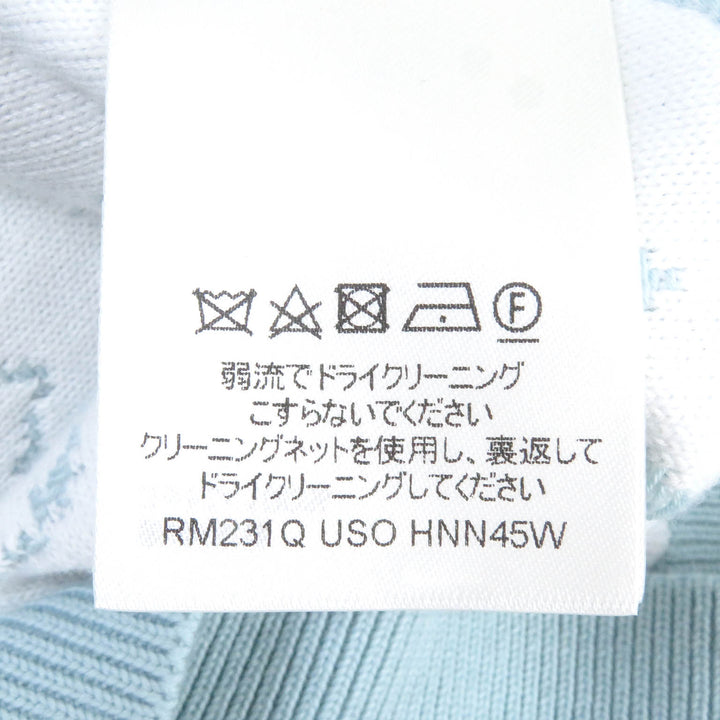 極美品□LOUIS VUITTON ルイヴィトン 23SS モノグラムグラディエント プルオーバー ニットパーカー ライトブルー XL イタリア製 正規品