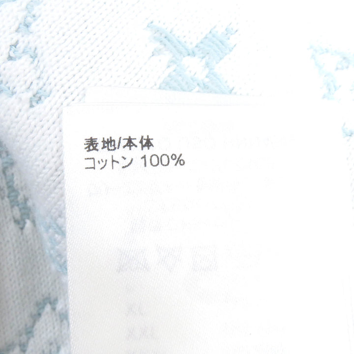 極美品□LOUIS VUITTON ルイヴィトン 23SS モノグラムグラディエント プルオーバー ニットパーカー ライトブルー XL イタリア製 正規品