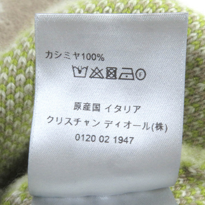 極美品□DIOR ディオール オム 213M638AT426 Leopard Cashmere High Neck Sweater カシミヤ100％ ハイネックニット M イタリア製 正規品