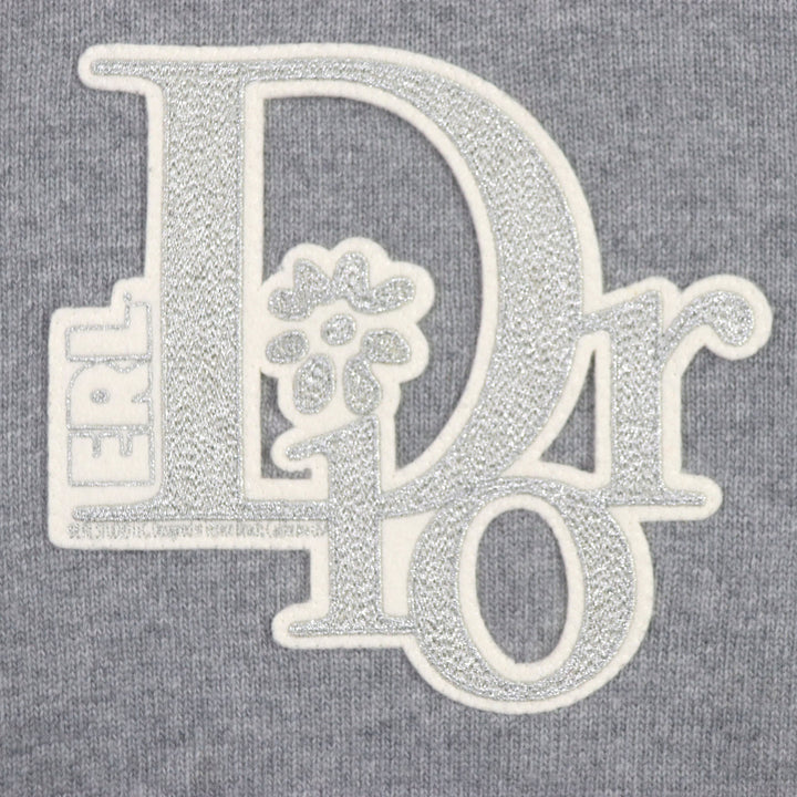 極美品▼DIOR ディオール オム 23SS 313M660AT516 DIOR BY ERL ウール カシミヤ ラメ入り ニットセーター グレー XXL 伊製 正規品 メンズ