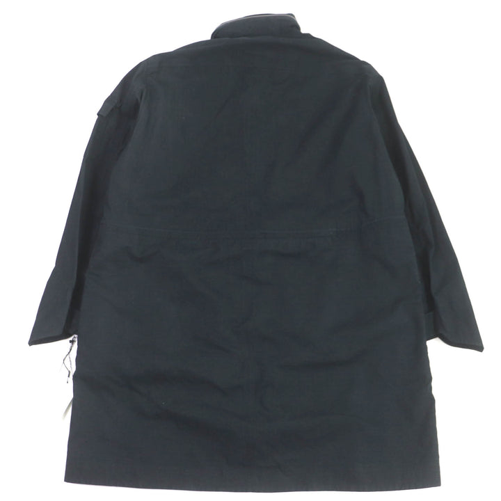 美品□Sacai サカイ 23-03186M Olmetex Rip Stop Blouson リップストップ WZIP ロング丈 ミリタリーコート ブラック 1 正規品 メンズ