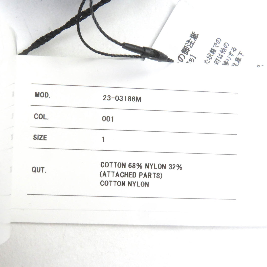 美品□Sacai サカイ 23-03186M Olmetex Rip Stop Blouson リップストップ WZIP ロング丈 ミリタリーコート ブラック 1 正規品 メンズ