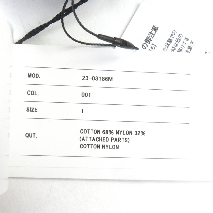 美品□Sacai サカイ 23-03186M Olmetex Rip Stop Blouson リップストップ WZIP ロング丈 ミリタリーコート ブラック 1 正規品 メンズ