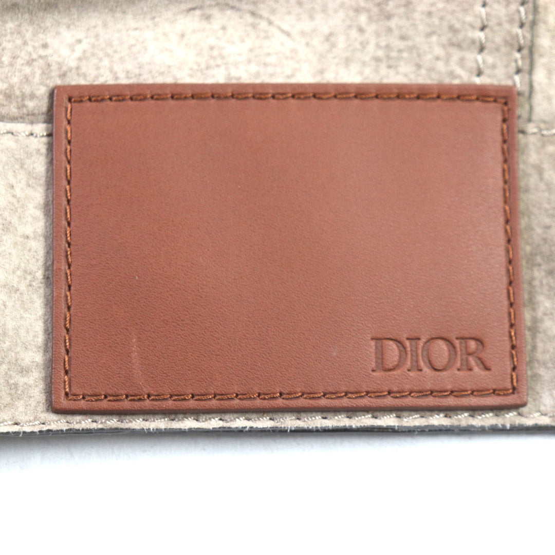 美品▼DIOR ディオール オム Cactus Jack カクタスジャック 283L417A0591 スウェードラム ロゴ入りボタン レザージャケット 50 正規品