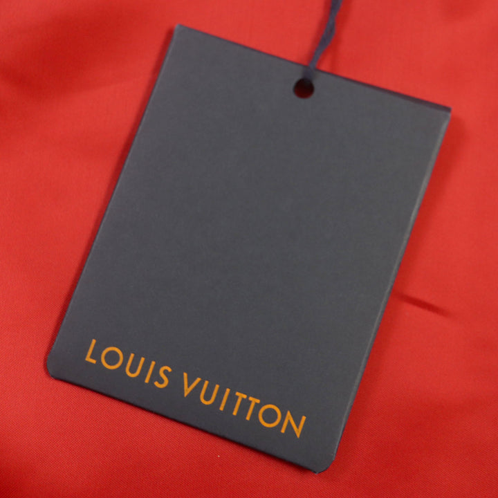 未使用▼LOUIS VUITTON ルイヴィトン 草間彌生 23SS HOL31E 牛革 ウール エンブロイダードバーシティジャケット 袖モノグラム 58 正規品