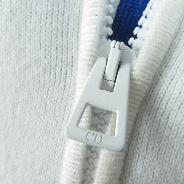 未使用品☆Christian Dior クリスチャンディオール 224V50AM110 VIBE カシミヤ混 クロップド丈 ニットジャケット 38 正規品 定価410000円