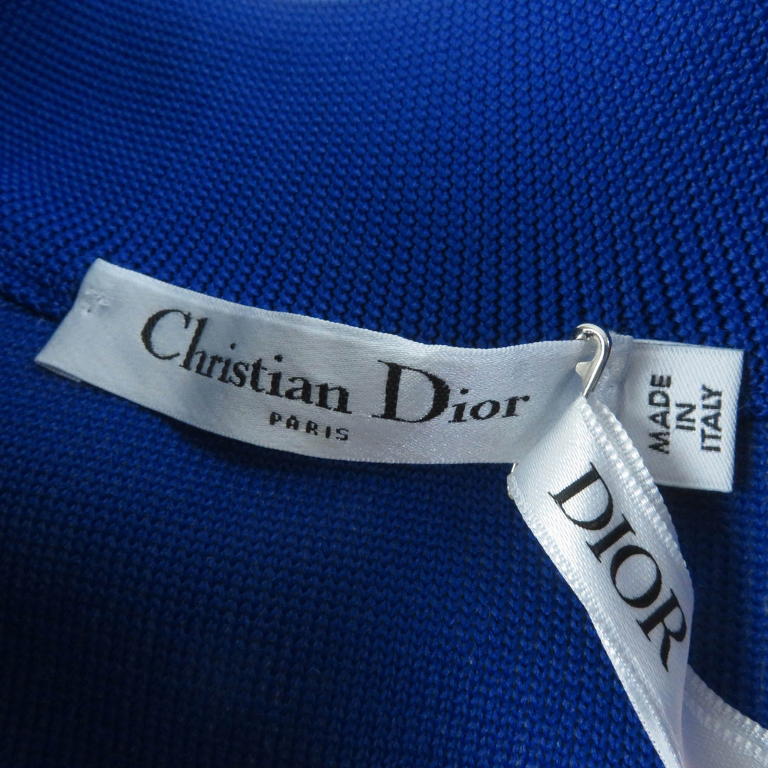 未使用品☆Christian Dior クリスチャンディオール 224V50AM110 VIBE カシミヤ混 クロップド丈 ニットジャケット 38 正規品 定価410000円