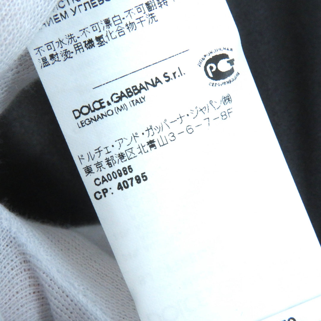 未使用品△DOLCE&amp;GABBANA ドルチェ＆ガッバーナ 黒タグ フラワージャガード ビーズ装飾 ノーカラージャケット 36 正規品 定価389000円