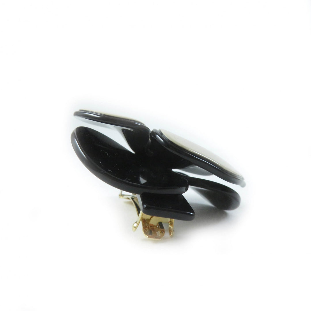 極美品★アレクサンドル ドゥ パリ AA6-12286-02 LISERAI スワロフスキー付 カメリア バレッタ (6 cm) ヘアアクセサリー ベージュ 仏製