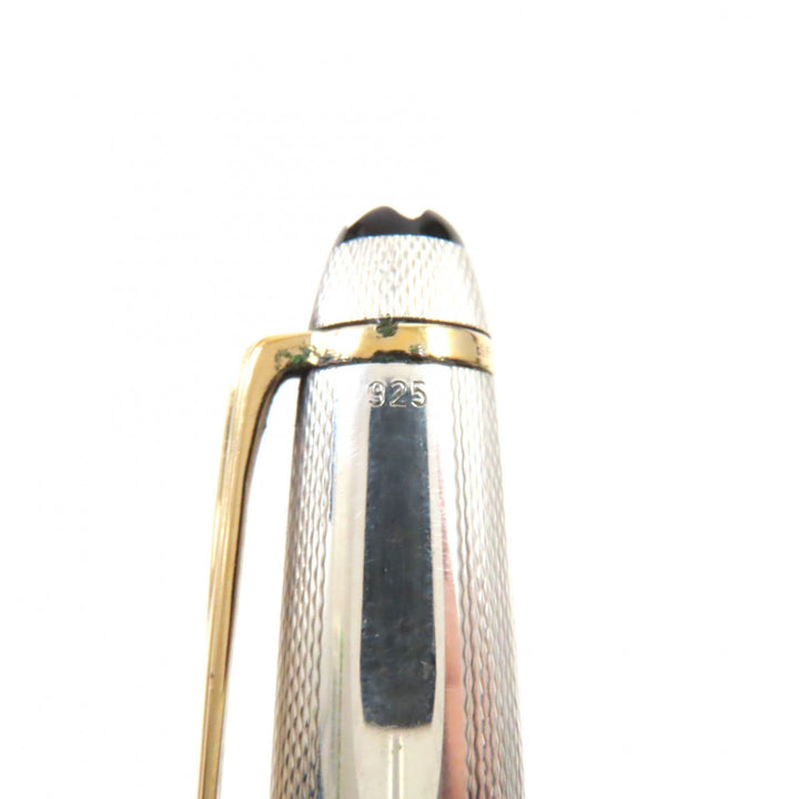 美品▼MONTBLANC モンブラン マイスターシュテュック ソリテール ペン先18K SV925 Mニブ ホワイトスター キャップ式 万年筆 総重量26.26g