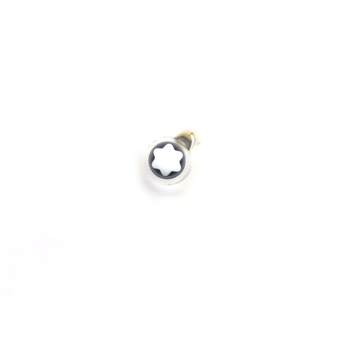 美品▼MONTBLANC モンブラン マイスターシュテュック ソリテール ペン先18K SV925 Mニブ ホワイトスター キャップ式 万年筆 総重量26.26g