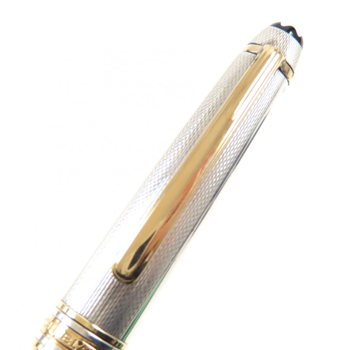 美品▼MONTBLANC モンブラン マイスターシュテュック ソリテール ペン先18K SV925 Mニブ ホワイトスター キャップ式 万年筆 総重量26.26g