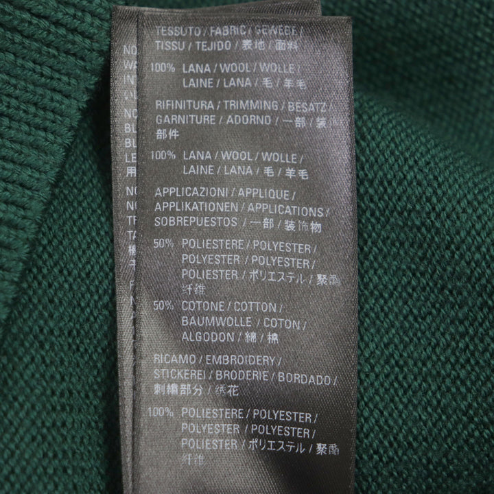 極美品▼BALENCIAGA バレンシアガ 22SS 682005 LIMITED EDITION 9/80 PARISロゴ刺繍 クルーネック ニット ウール100% セーター S 正規品
