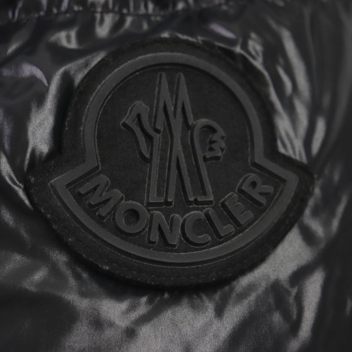 未使用▼MONCLER モンクレール 20-21AW ARMORICANO ファー・裏ボアフード付 ジップアップ ダウンジャケット ブラック 0 正規品 メンズ