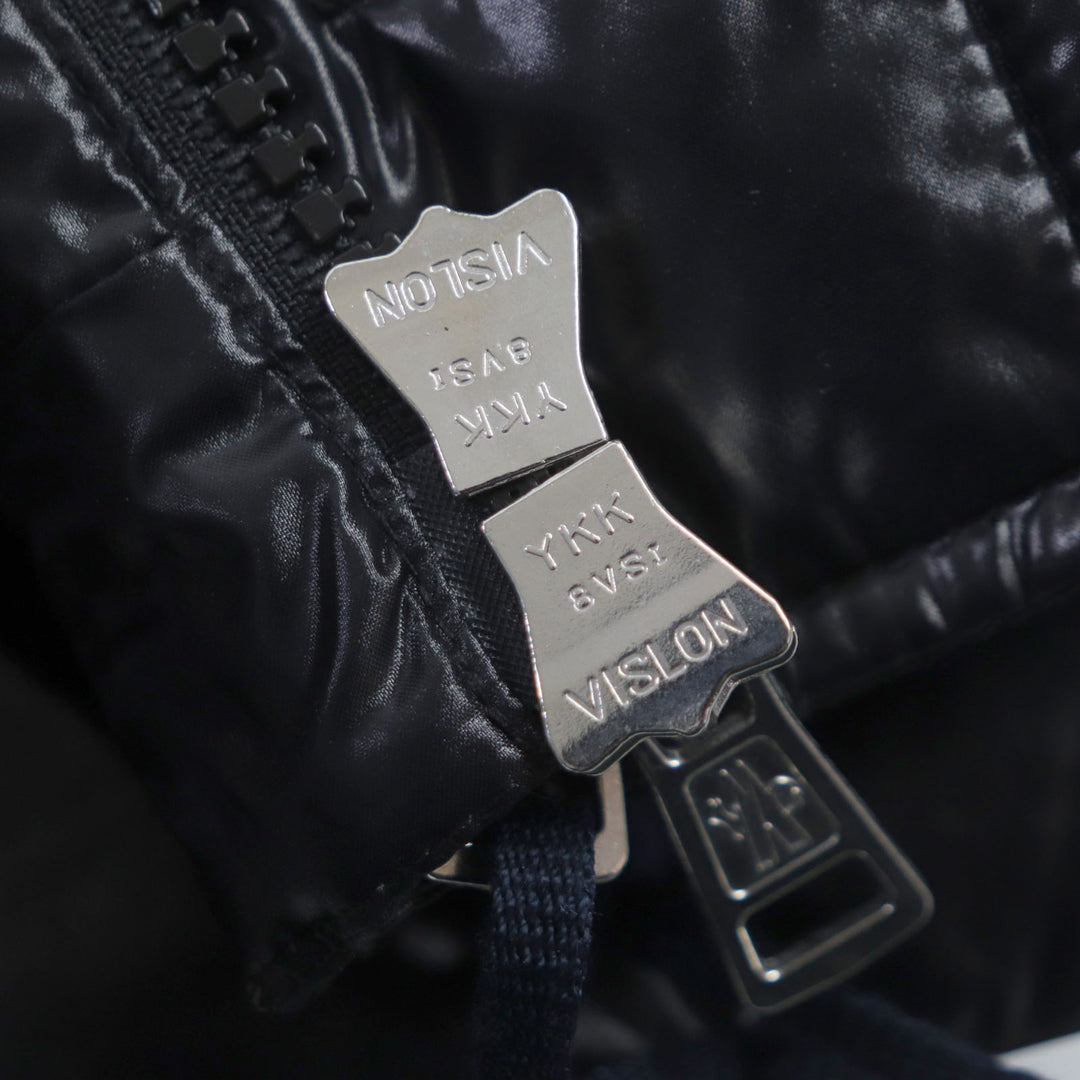 未使用▼MONCLER モンクレール 20-21AW ARMORICANO ファー・裏ボアフード付 ジップアップ ダウンジャケット ブラック 0 正規品 メンズ