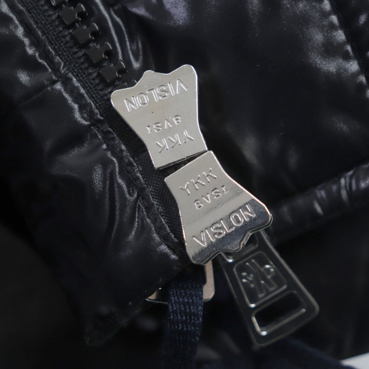 未使用▼MONCLER モンクレール 20-21AW ARMORICANO ファー・裏ボアフード付 ジップアップ ダウンジャケット ブラック 0 正規品 メンズ