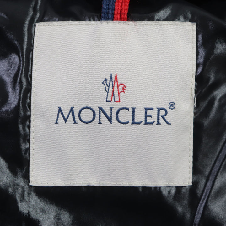 未使用▼MONCLER モンクレール 20-21AW ARMORICANO ファー・裏ボアフード付 ジップアップ ダウンジャケット ブラック 0 正規品 メンズ