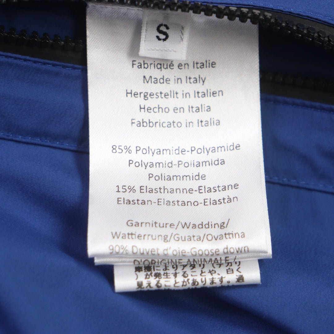 美品▼HERMES エルメス 2023年製 ジップアップ ダウンベスト ジレ ブルー ネイビー S イタリア製 正規品 メンズ